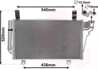 VAN WEZEL 27015700 -  Конденсатор, кондиционер